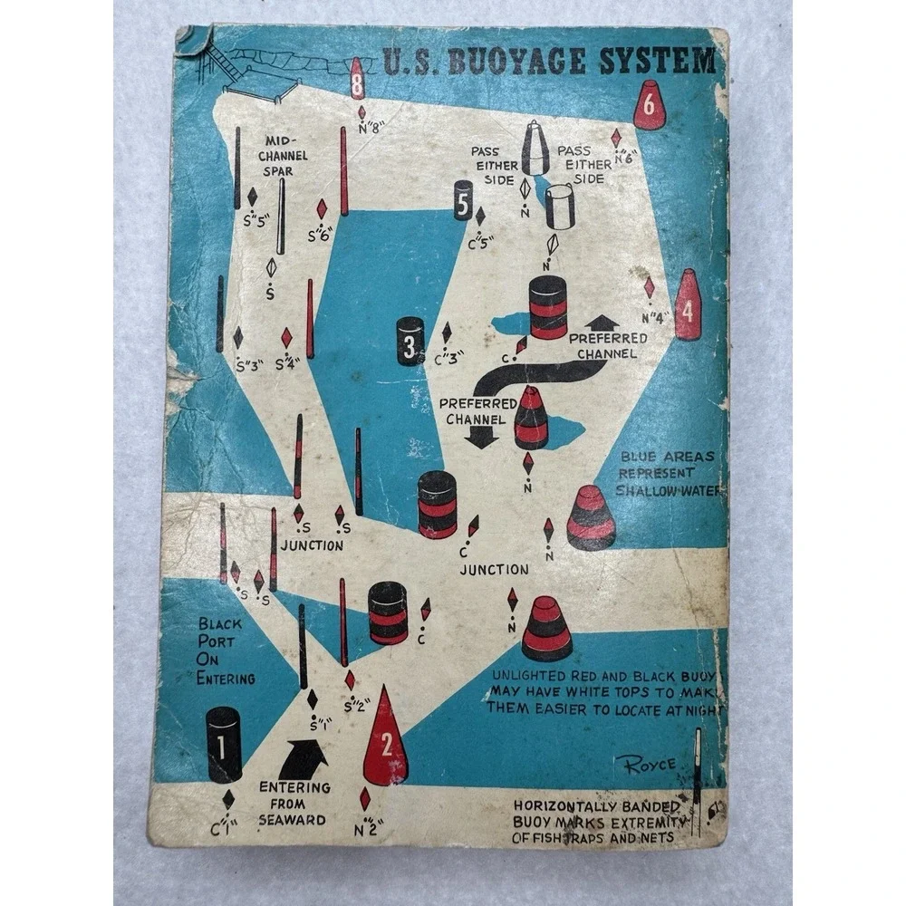 Vintage 1958 Royce's Sailing Illustrated 2nd Edition 5th Printing Sailboat Book